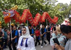 Chinese dragon in Multicultural Parade